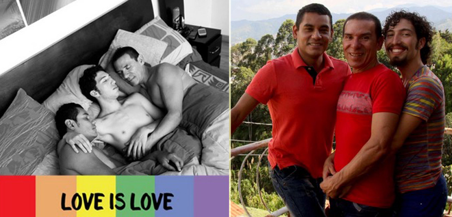 Colombia, ufficializzata la prima famiglia poliamorosa formata da tre gay: "Ora siamo al 100 per cento legali"