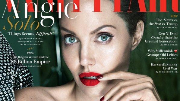 Angelina Jolie: "Faccio la casalinga e piango sotto la doccia"