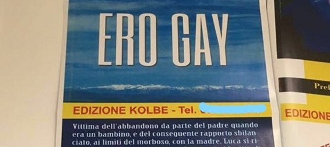 manifesto omofobo, savona