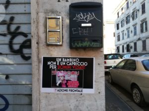 Roma, trovati manifesti omofobi con volto di Miguel Bose'