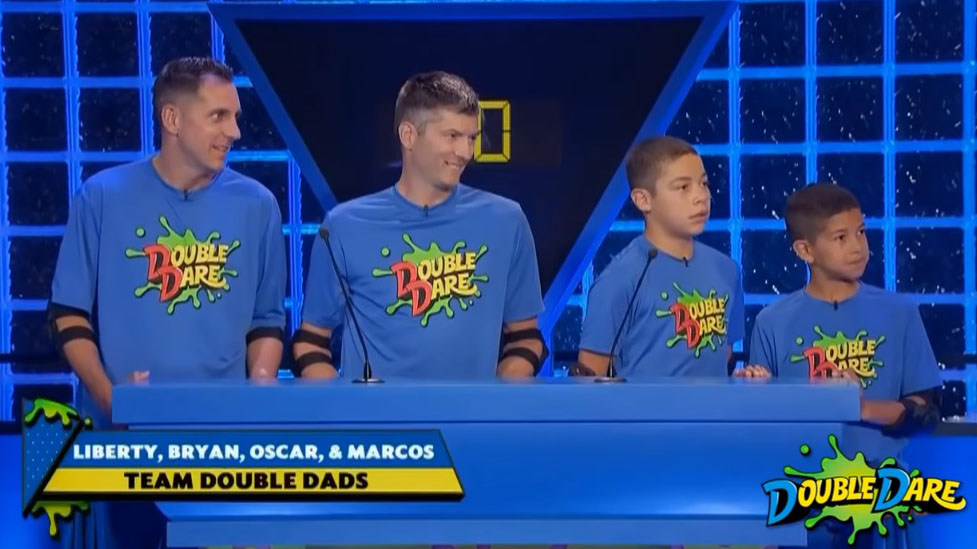 double dare double dad famiglia arcobaleno