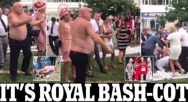 Royal Ascot: finisce in rissa l’appuntamento più chic d’Inghilterra (VIDEO)