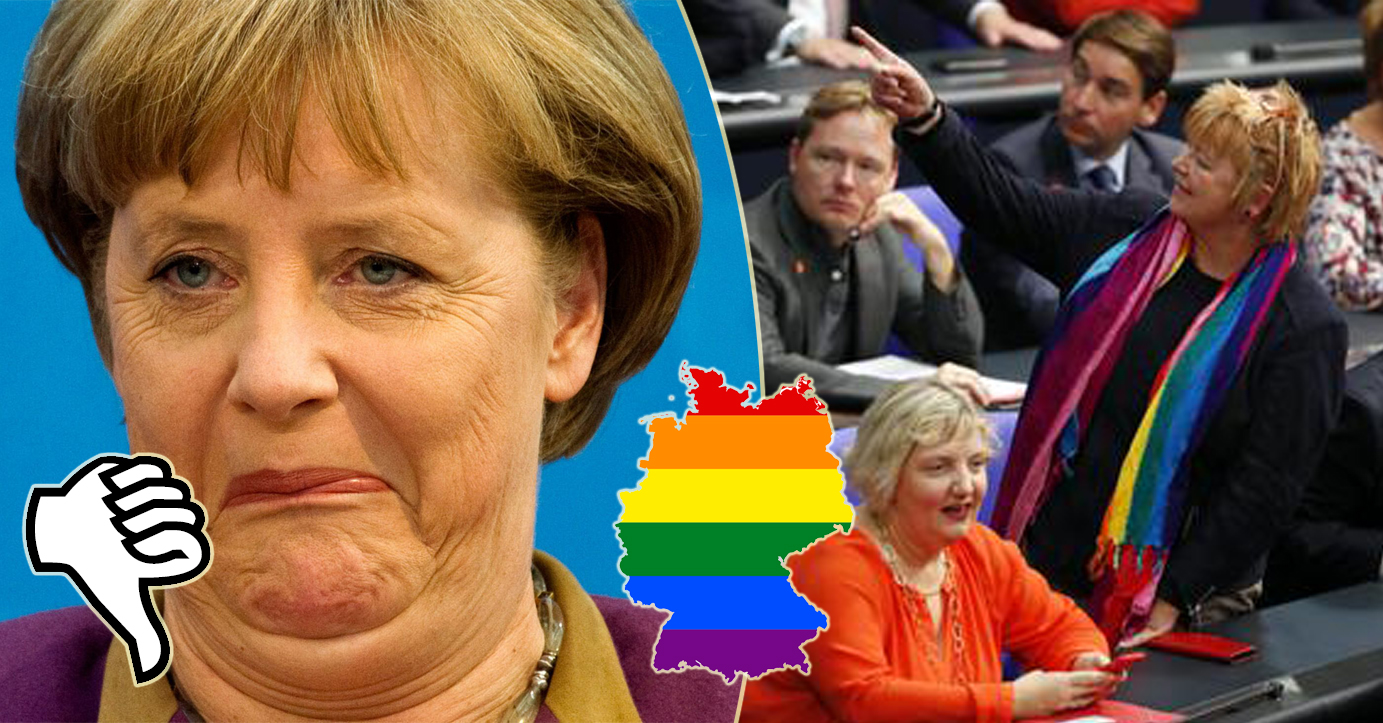 Germania: approvata legge per legalizzare i matrimoni omosessuali ma Merkel vota contro