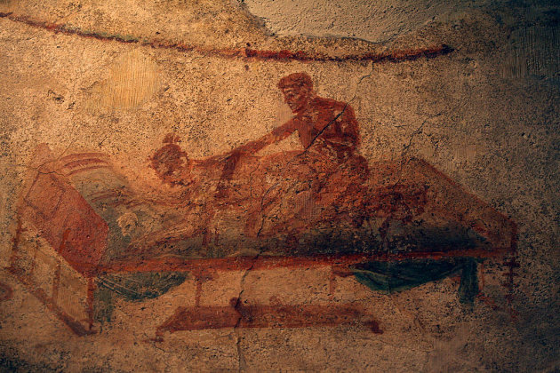 pompei, dipinti gay