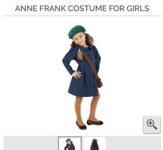 Halloween, è polemica per la vendita del costume di Anna Frank