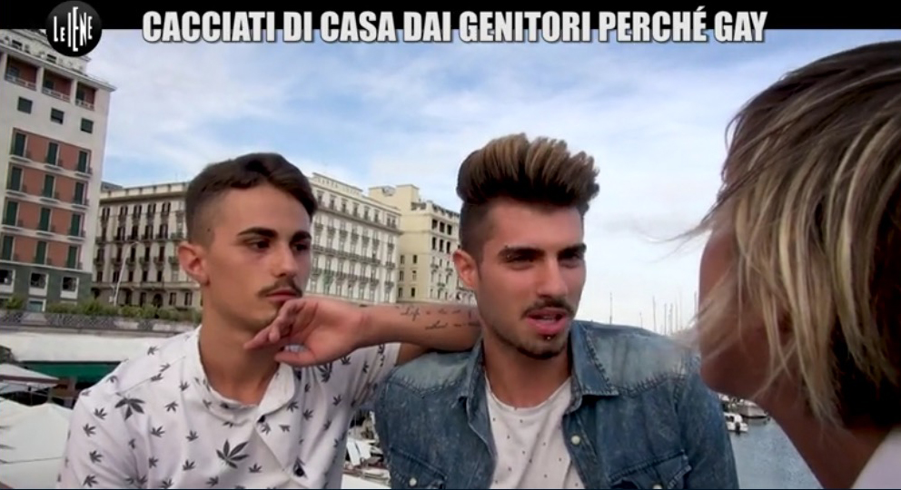 Francesco e Giuseppe, coppia gay