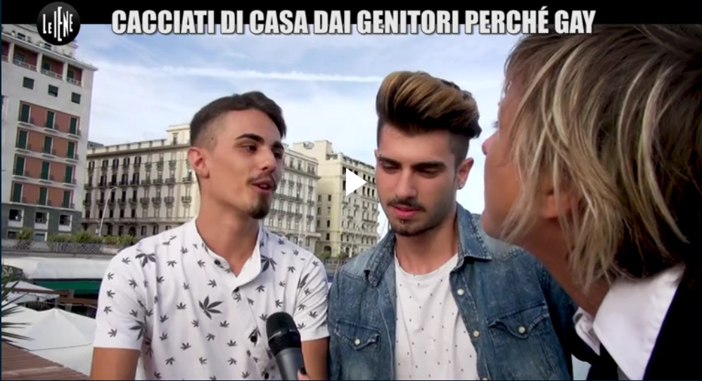Francesco e Giuseppe, coppia gay