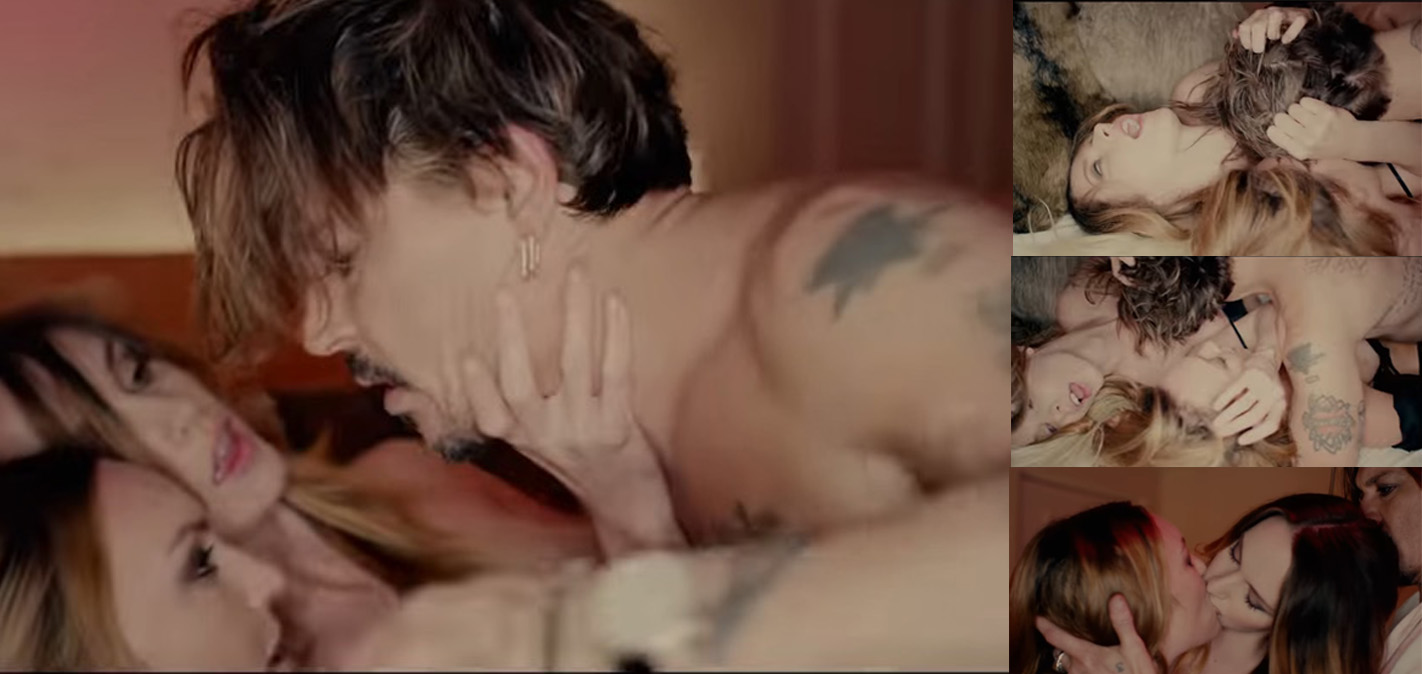 Johnny Depp fa sesso a tre nel nuovo video di Marilyn Manson (VIDEO)