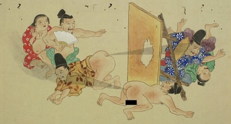 Le battaglie di scoregge nell’antico Giappone