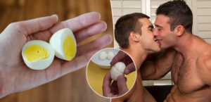 coppia gay, uova sode