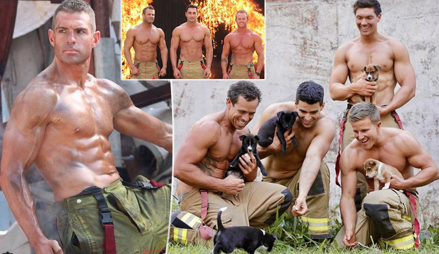pompieri sexy calendario 2019