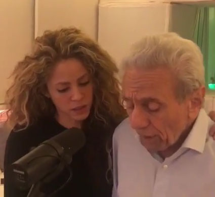 shakira, papà