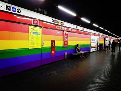 porta venezia, milano metro lgbt