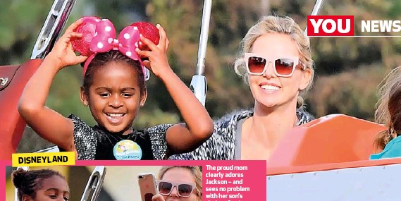 Charlize Theron, figlio jackson