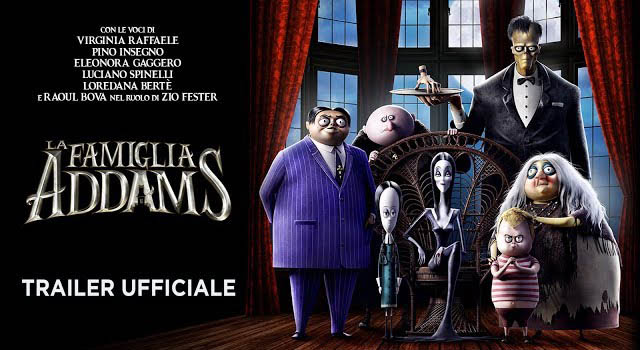 la famiglia addams, italiano, trailer