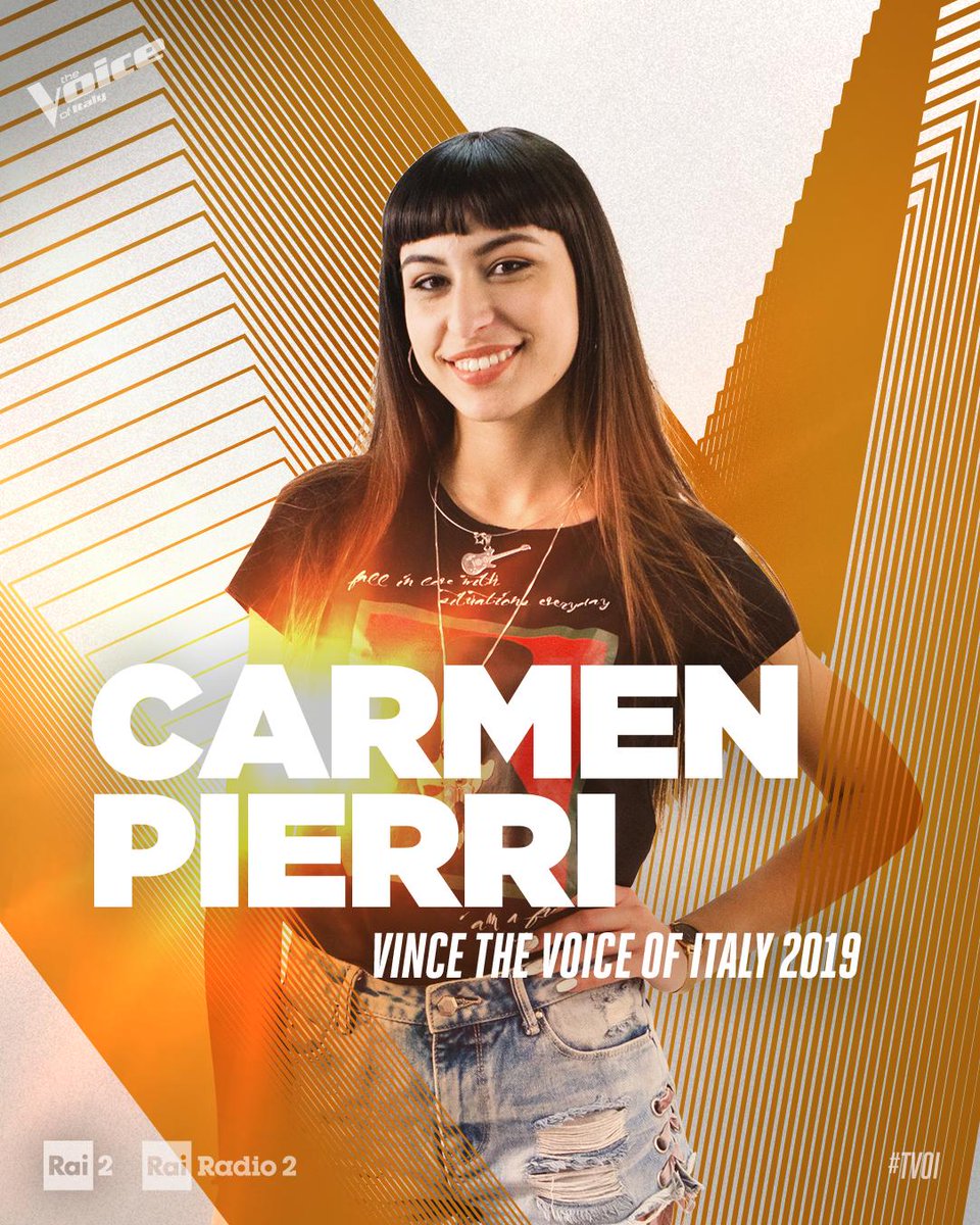 carmen pierri, the voice of italy 2019